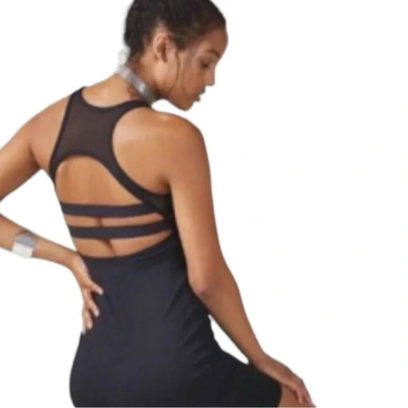 Fabletics Tropez Mesh Racerback Tank Dress - Picture 6 of 9